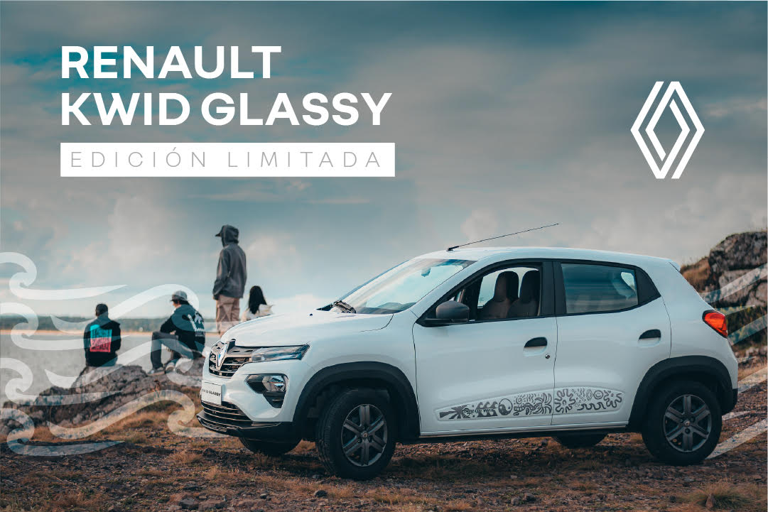 Renault presentó el Kwid Glassy inspirado en el surf y al precio más bajo del mercado
