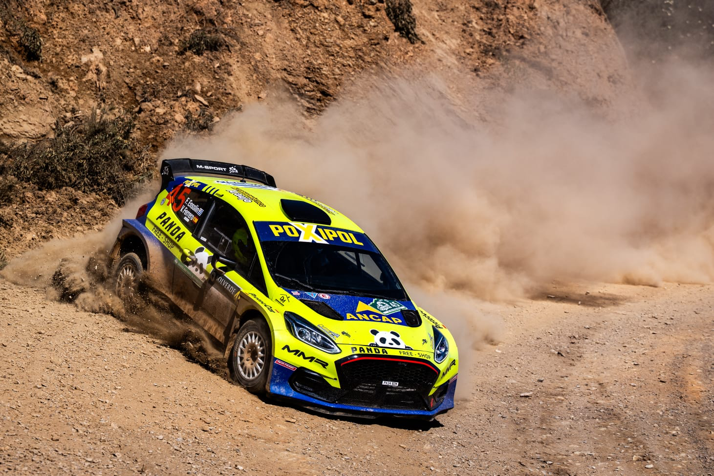 Federico Ensslin hizo su debut en el Rally2 en Algarve preparando su temporada en España
