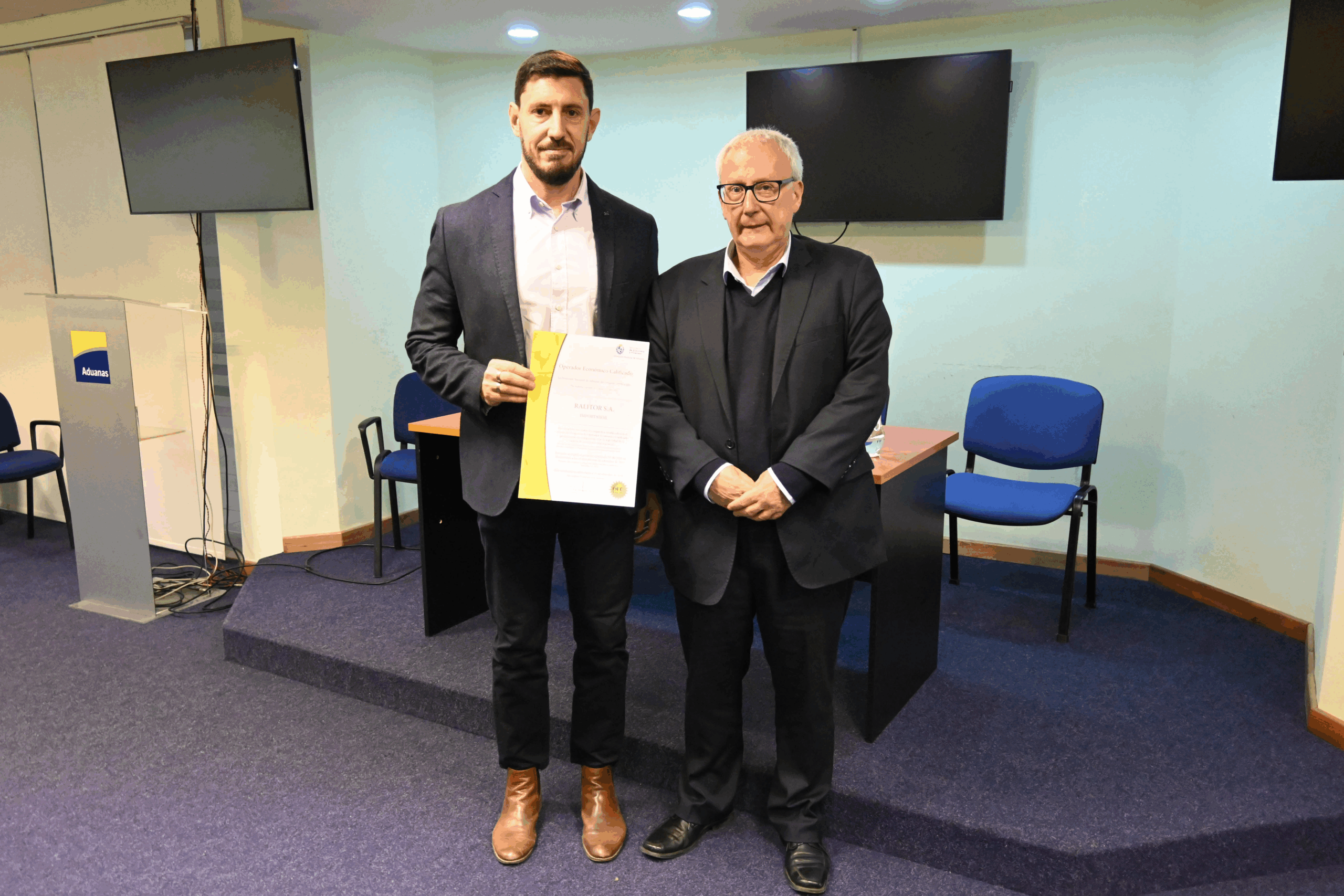 Ralitor S.A., representante de Nissan y Mitsubishi en Uruguay, fue certificado como Operador Económico Calificado